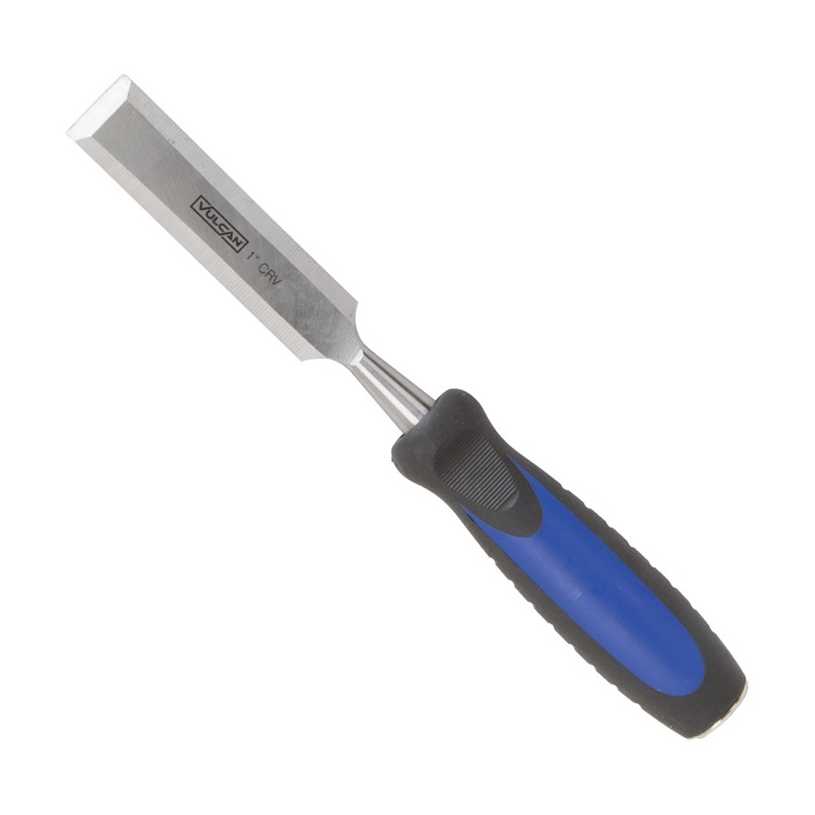 JL-CH4 Chisel, 1 in Tip, 10-1/4 in OAL, CRV Blade, Ergonomic Grip Handle