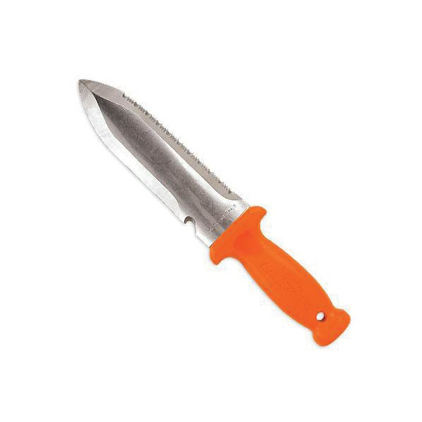 A.M. LEONARD 4752 Deluxe Soil Knife, 11-3/4 in OAL, 6 in Blade, Stainless Steel Blade, Dual-Edged Blade - 5