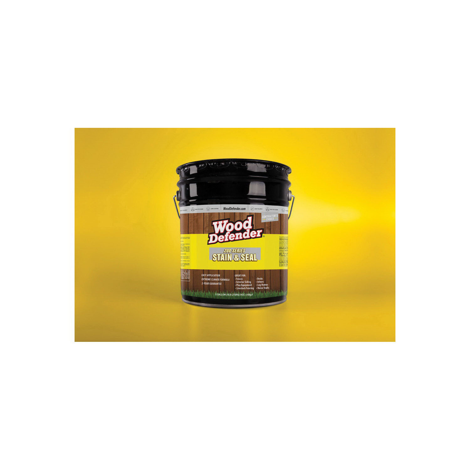 200 200301-5 Stain and Sealer, Transparent Cedar Tone, 5 gal