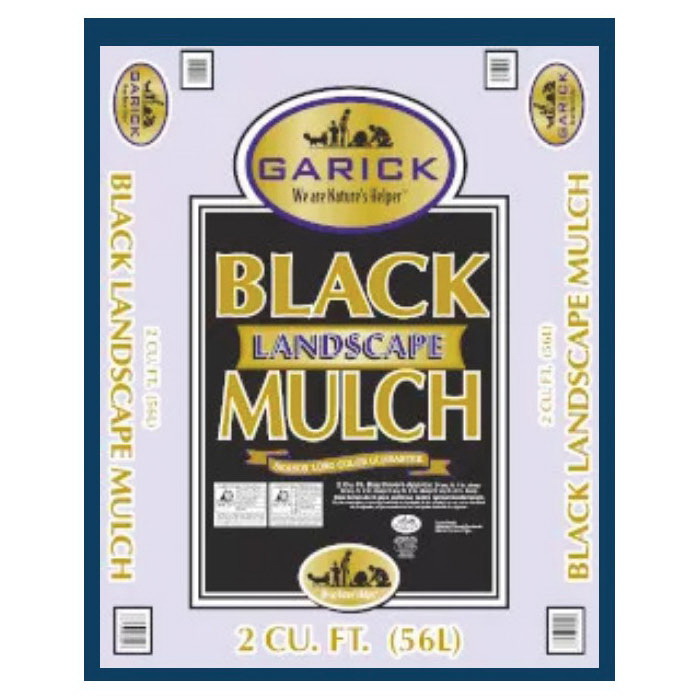 Garick BG2CFDMBGT Mulch, Black, 2 cu-ft, Bag