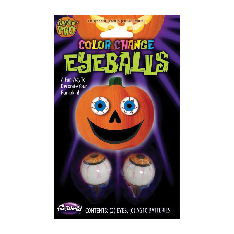 Fun World 94607 Flashing Pumpkin Eyeball - 3
