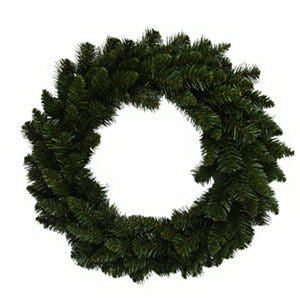 Holiday Wonderland 277-W7130-24 Lighted Artificial Wreath, PVC, Incandescent, Assorted Bulb