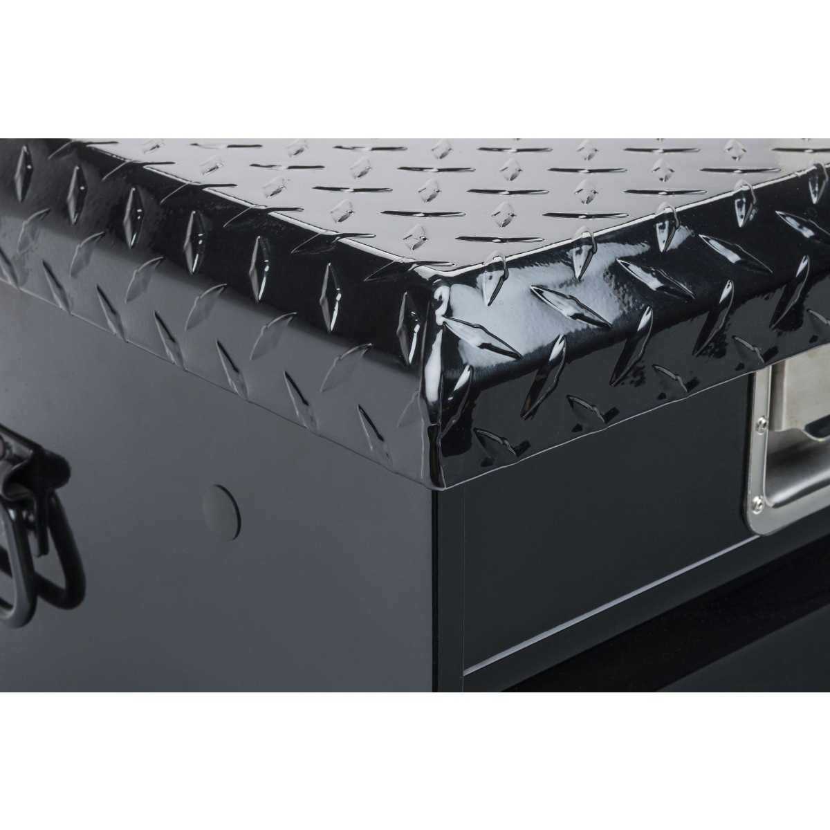 Hybrid Full Size Portable Chest, Delta, Aluminum, Black - 3
