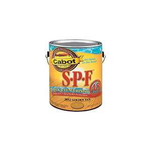 Cabot 3600 3600-07 SPF Deck and Fence Finish, Natural, Liquid, 1 gal