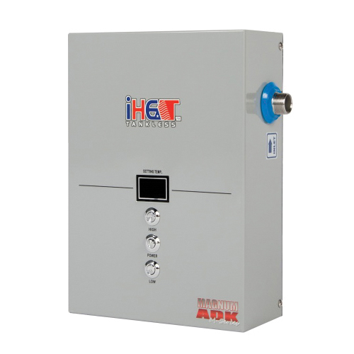 iHEAT M Series M-9 Electric Tankless Water Heater, 41 A, 220 V, 8.9 kW, 99 % Energy Efficiency, 0.5 gpm - 1