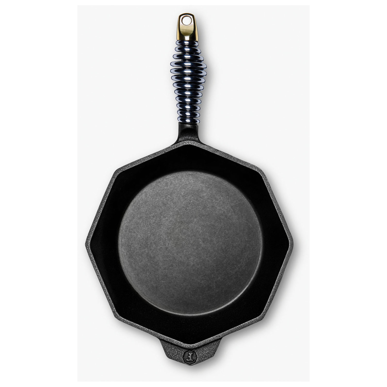 Finex SL12-10001 Skillet, 18-1/2 in L, 12 in W, 5.4 in H, Cast Iron, Black, Non-Stick: No, Dishwasher Safe: No - 2