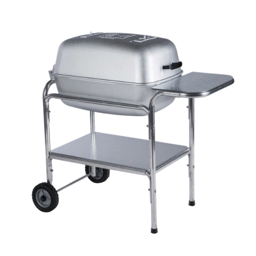 PK PKO-SCAX-X Charcoal Grill, 310 sq-in Primary Cooking Surface, Silver, Smoker Included: Yes, Aluminum Body