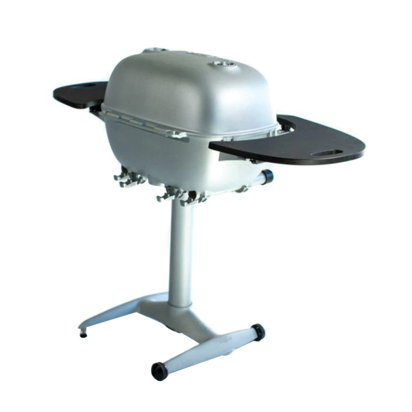 PK PK360-STBX-D Charcoal Grill, 360 sq-in Primary Cooking Surface, Silver, Smoker Included: Yes, Aluminum Body