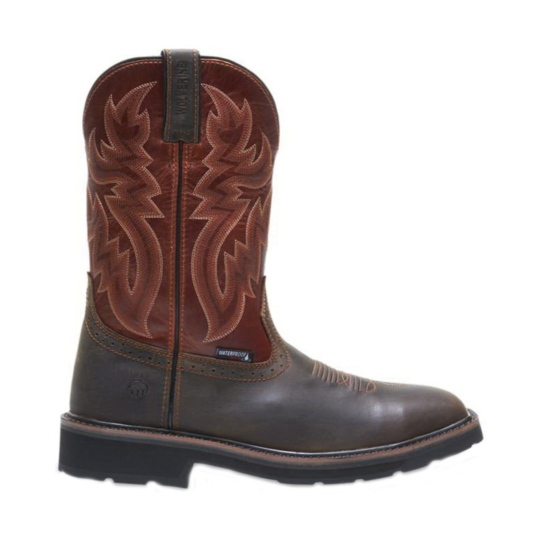 Wolverine W10767 11.5M Boots, 11.5, M W, Rust/Brown, Leather Upper