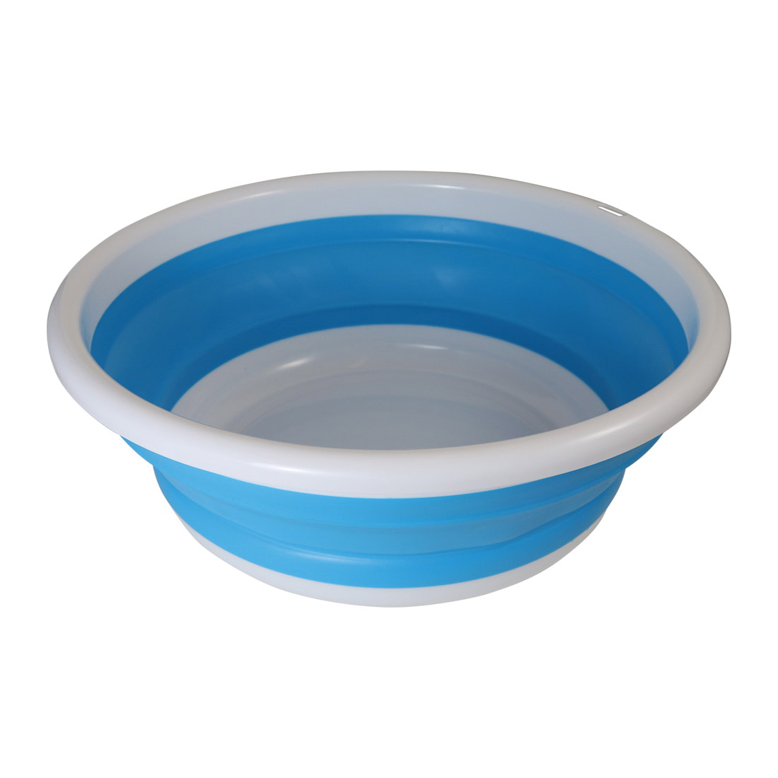 2082 Collapsible Sink, PP Plastic/TPR, Blue/White