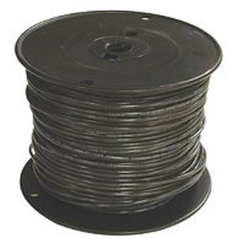 12BK-STRX500 Building Wire, Black Sheath, 12 AWG Wire, 1-Conductor, 500 ft L, Copper Conductor