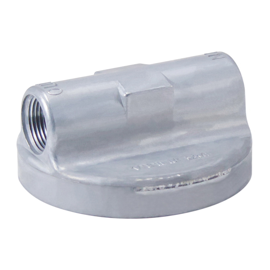 DL 470-3/4 Filter Cap, Zinc, For: 496-3/4 Model WATER-BLO...