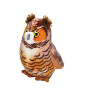 Wild Republic 18240 Great Horned Owl Stuffed Animal, 5 in - 1
