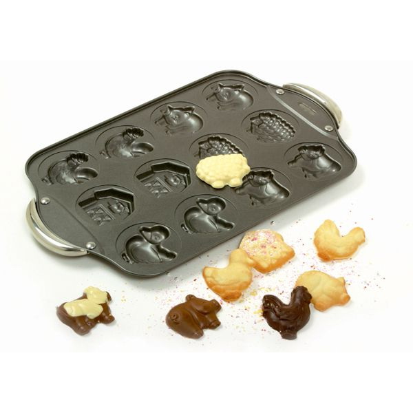 Norpro 3967 Farm Cookie Pan, 17 in OAL, Non-Stick: Yes, Dishwasher Safe: No