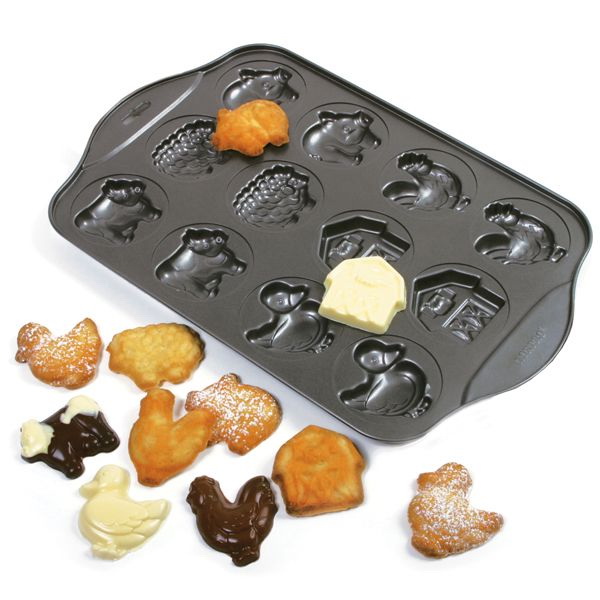 Norpro 3967 Farm Cookie Pan, 17 in OAL, Non-Stick: Yes, Dishwasher Safe: No