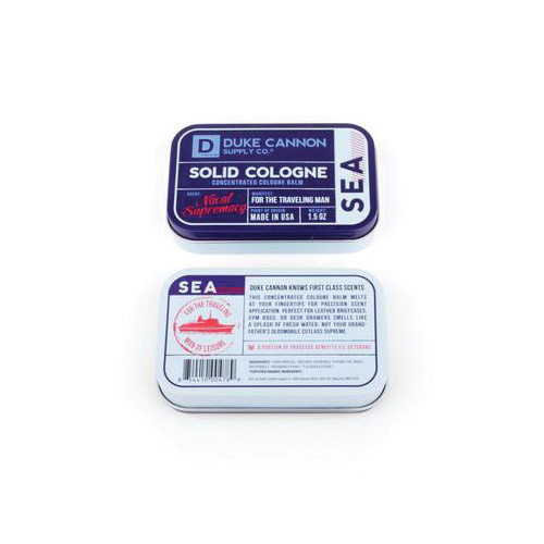 Duke Cannon SCSEA1 Cologne, Solid, Naval Supremacy, 1.5 oz Tin