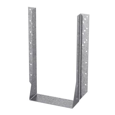 HU414-2 Hanger, 13-7/8 in H, 7-1/8 in W, Galvanized, Face Mounting