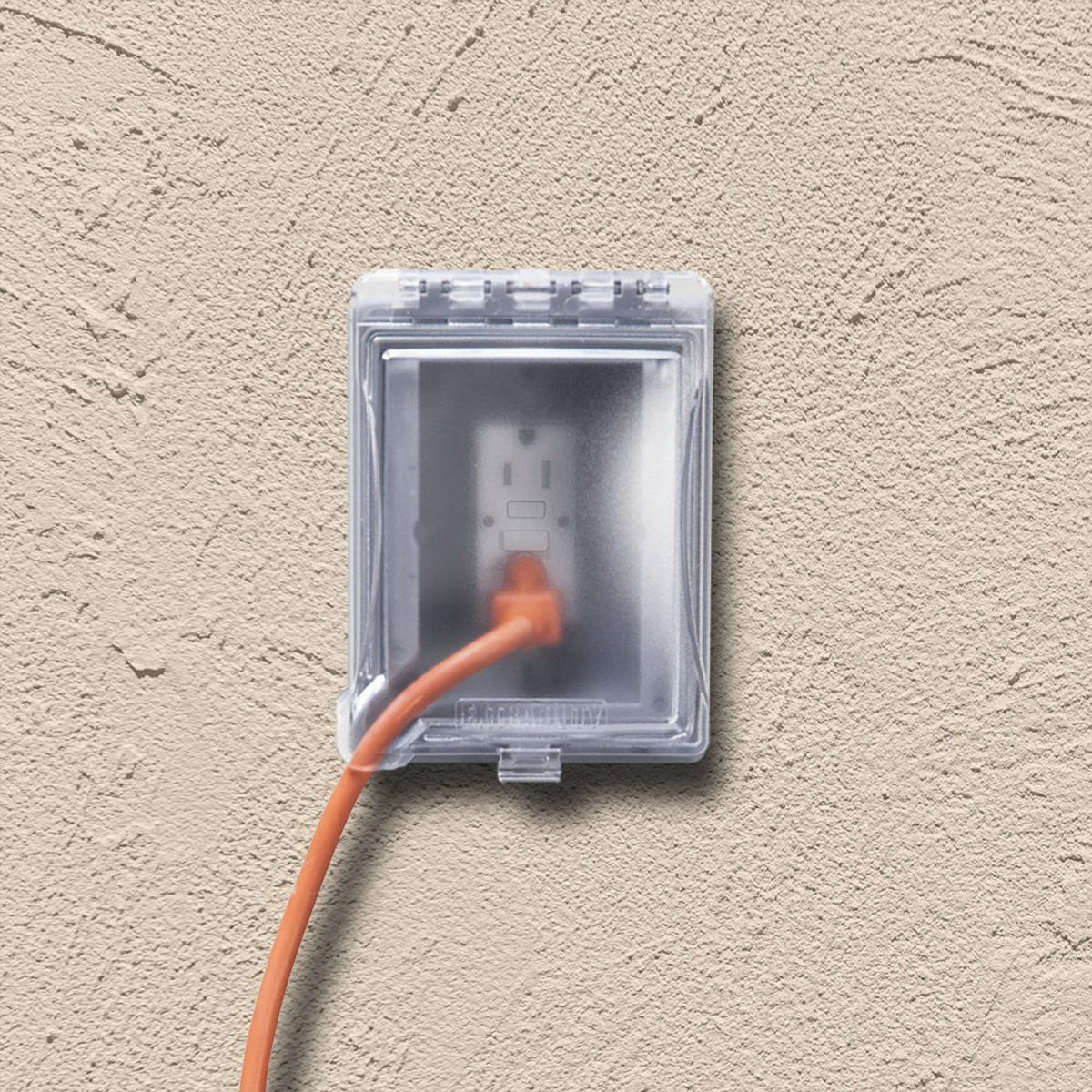 Weatherproof In-Use Cover, Taymac, 4.98 in L, 6-3/4 in W, 1-Gang, Clear/Gray - 3