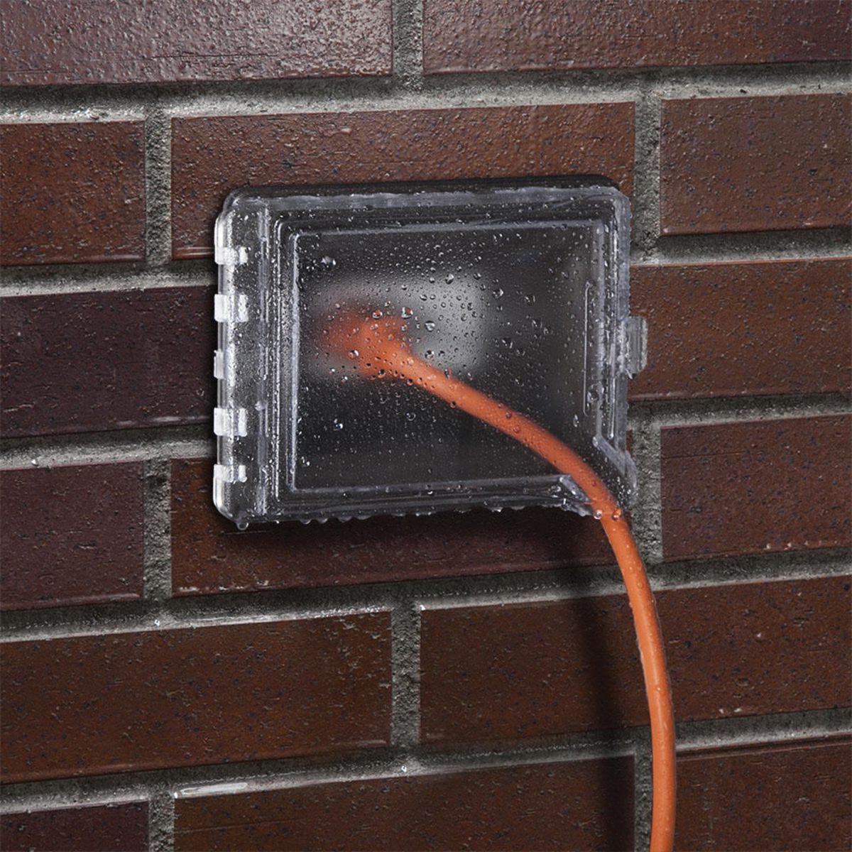 Weatherproof In-Use Cover, Taymac, 4.98 in L, 6-3/4 in W, 1-Gang, Clear, Bronze - 3