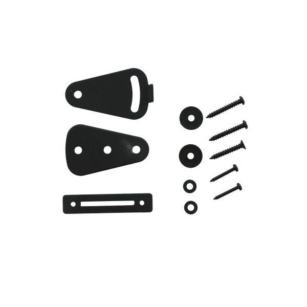 Barn Door Latch, Ultra Hardware, Black - 4