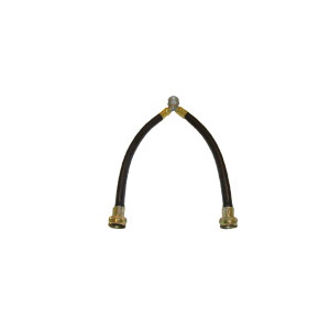 UDP WA6107901 Mixer Hose, 3/4 in Inlet, MGHT Inlet, 3/4 in Outlet, FGHT Outlet, Black, 1 ft L - 1