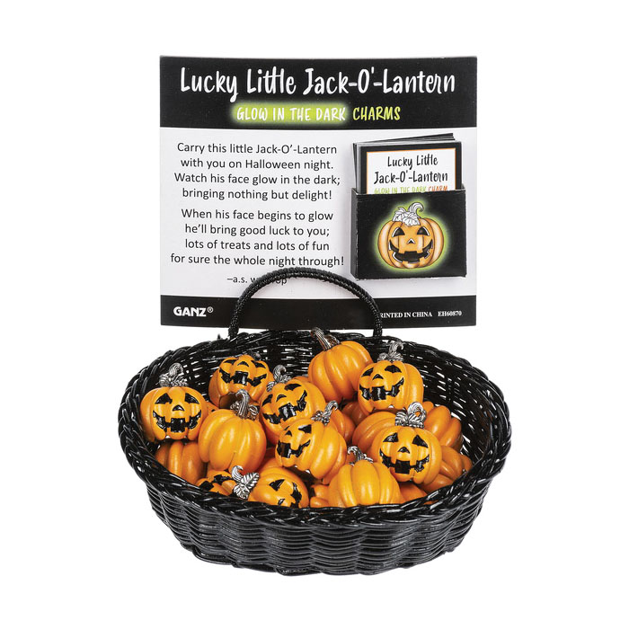 Ganz EH60870 Jack-O-Lantern Charm - 3