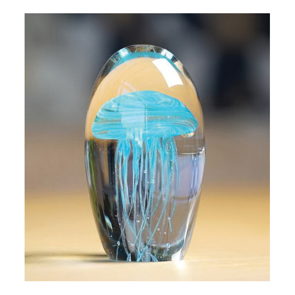 Dynasty Gallery 8463BG Jellyfish Paperweight, Glass - 3