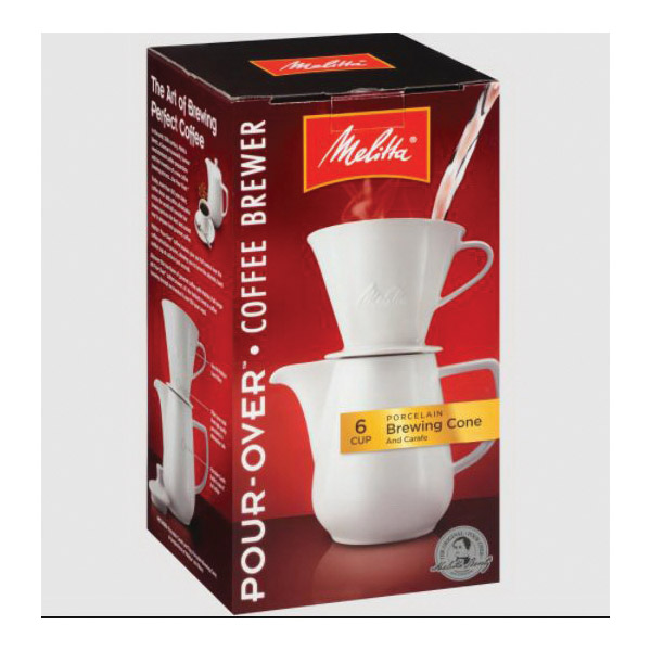 Melitta 640476 Coffee Maker and Carafe Set, 36 oz Capacity, Porcelain - 3