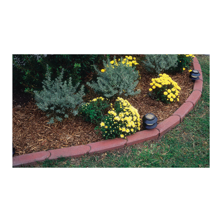 Pavestone 93051 Edgestone Edger, 11.81 in L, 3.54 in H, Concrete, River Red