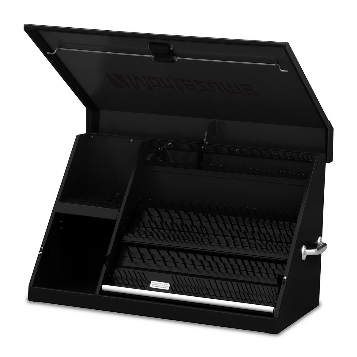 XL450B Tool Box, 13,120 cu-in, Steel, Black, 21-5/8 in H x 36-3/4 in W x 17-1/2 in D Outside