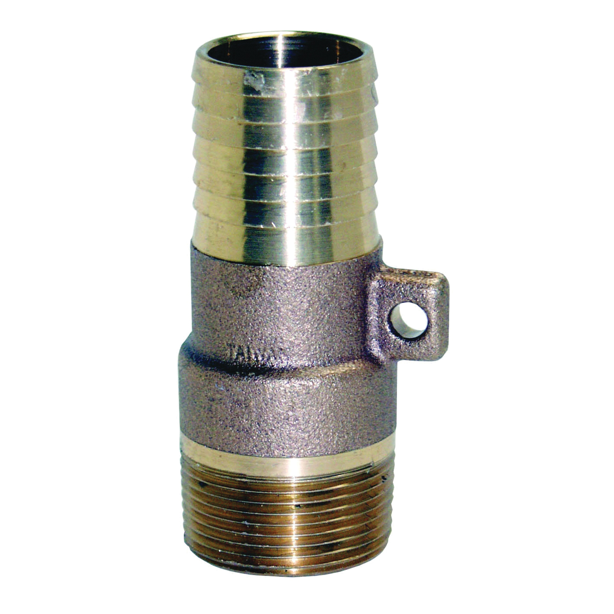 Water Source MAR100NL Pipe Adapter with Rope Loop, 1 in, MNPT x Barb, Brass