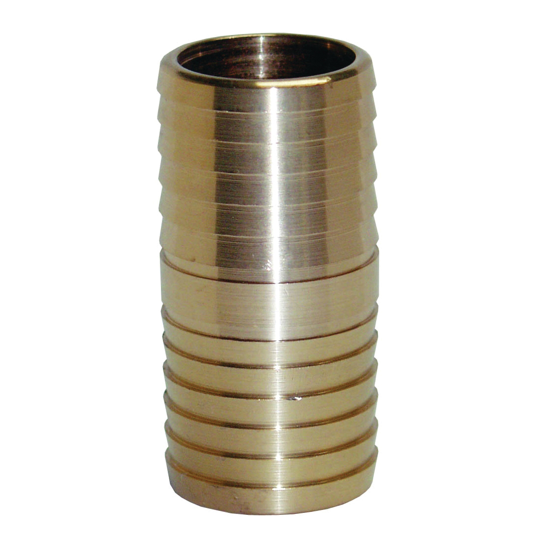 IC100NL Pipe Coupling, 1 in, Barb, Brass