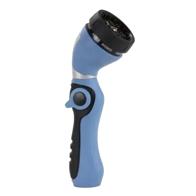 Green Thumb 590GT 9-Pattern Hose Nozzle, Metal, Rubber-Coated