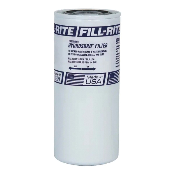 Fill-Rite F1810HM0 Spin-On Filter, Hydrosorb