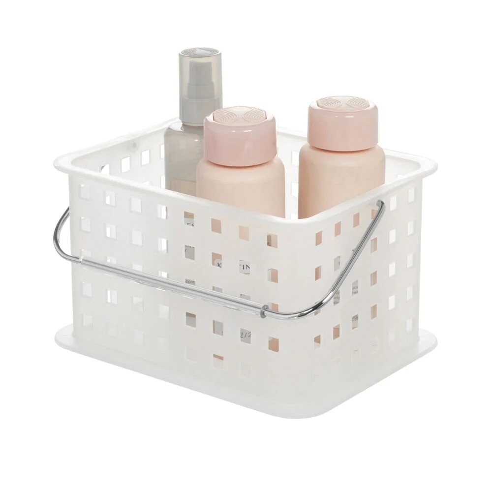 Interdesign 46200 Small Storage Basket, Plastic, 9 in OAW, 6-1/2 in OAH, 55 in OAD