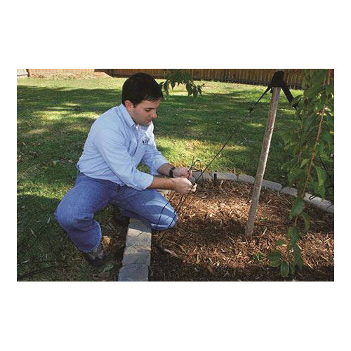 Tree Stake Kit, Dewitt, Plastic, Black - 4