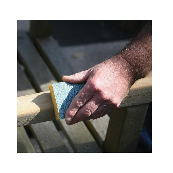 Gator 7364 Sanding Sponge, 5 in L, 3 in W, 150 Grit, Medium, Aluminum Oxide Abrasive