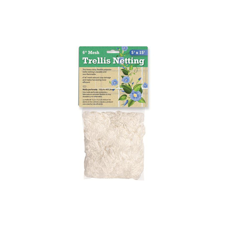 Hydrofarm HGN15 Trellis Netting Mesh, Woven, Polyester