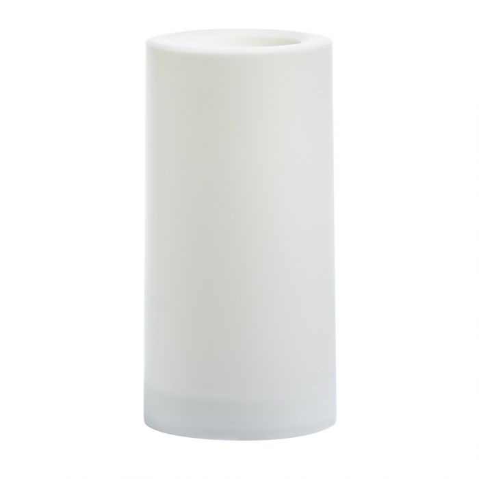 Sterno Home CG20408WHCCTR4 Color Changing Candle, 500 hr Burning, White Candle, Alkaline Battery, LED Bulb