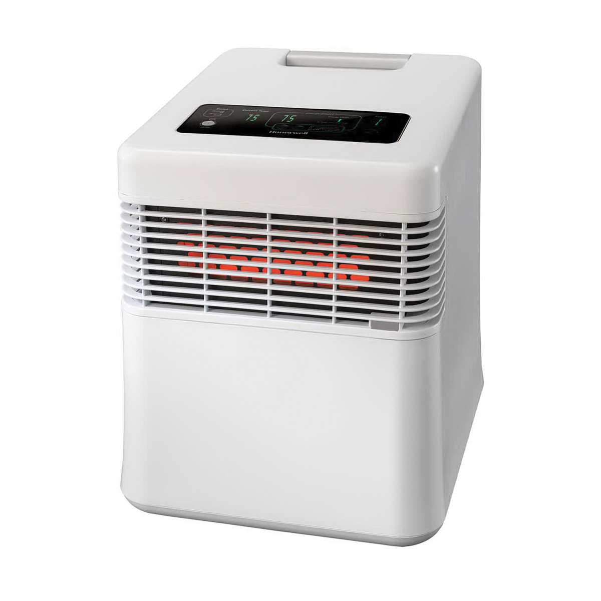 Honeywell HZ-970 Digital Heater, 12.5 A, 120 VAC, 1500 W, 5118 Btu, Remote Control, White
