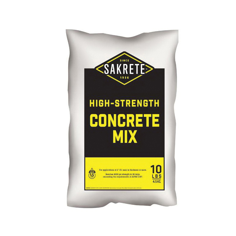 Sakrete 65200404 Concrete Mix, Gray, Powder, 10 lb, Bag