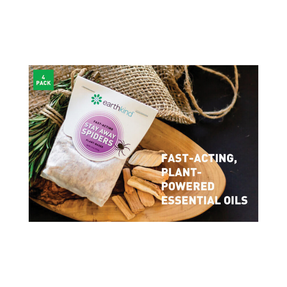 earthkind Stay Away SA1P8TSPD Spider Repellent, Granular, Fresh Herbal Pouch