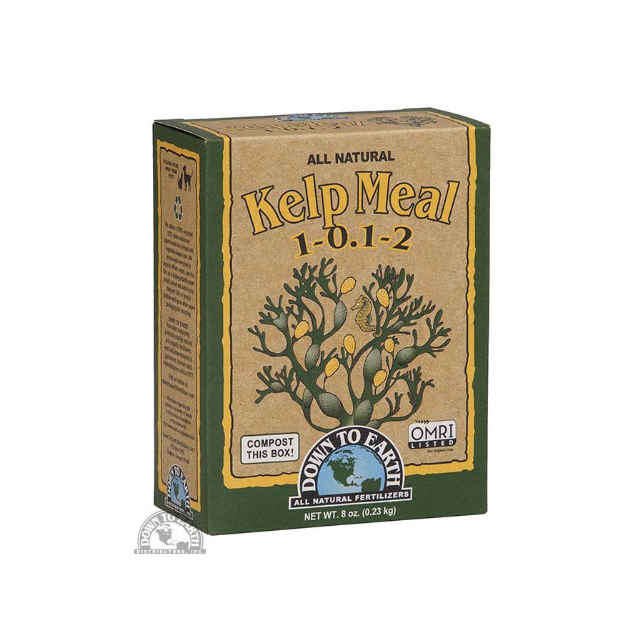 Down To Earth 17813 Fertilizer Mix, Granular, Dark Brown/Green, Strong Marine, 0.5 lb, Box