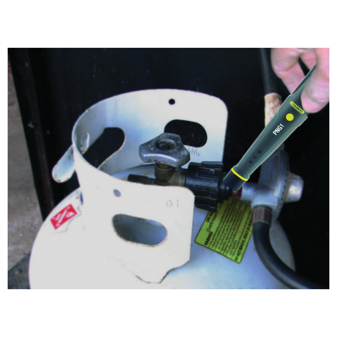 Combustible Gas Leak Detector Pen, General, AA Battery, Alarm Sensor, 0 to 100 % Detection, <5 s Response, >65 dB - 2