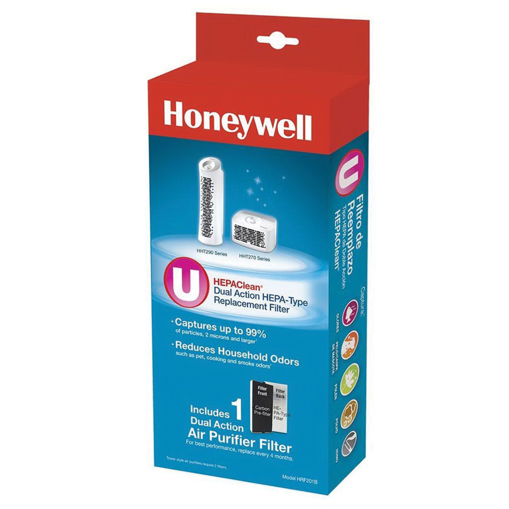 Honeywell HRF201B Air Purifier Filter, 5.12 in L, 1-1/2 in W, For: Honeywell HHT270 and HHT290 Air Purifier