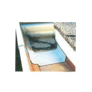 Cofair Products GS46 Gutter Seal Patch, 6 in L, 4 in W, White