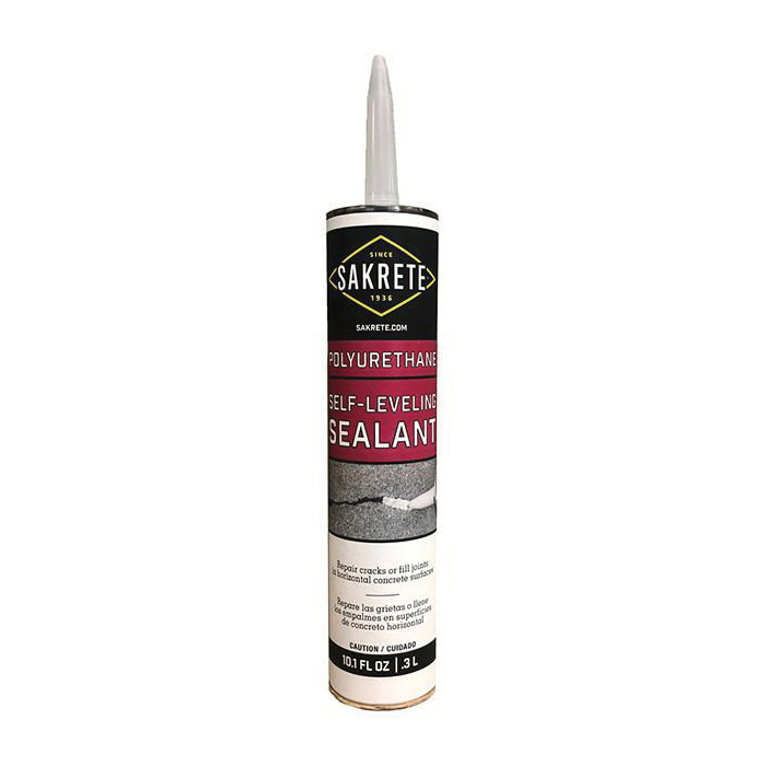 65450008 Polyurethane Self-Leveling Sealant, Gray, Liquid, 10.3 oz, Tube