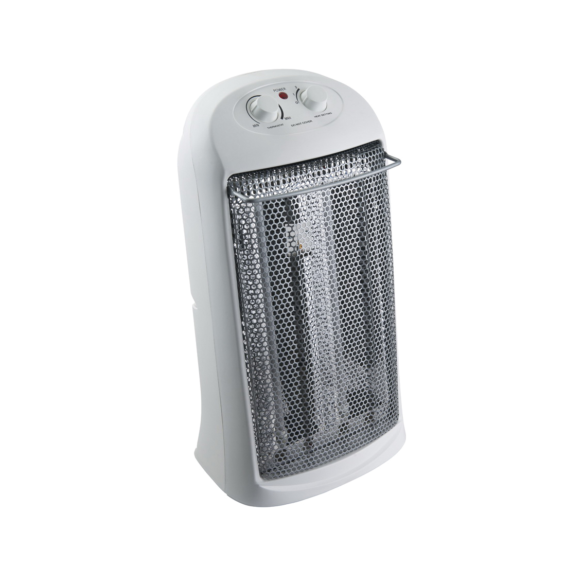 Pelonis HQ-1000 Infrared Quartz Heater, 12.5 A, 750/1500 W, 5120 Btu Heating, 2-Heating Stage, White