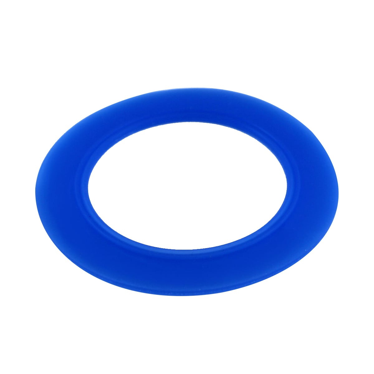 510A-001-P10 Toilet Flush Valve Seal, 2.75 in ID x 4.3 in OD Dia, Rubber, Blue
