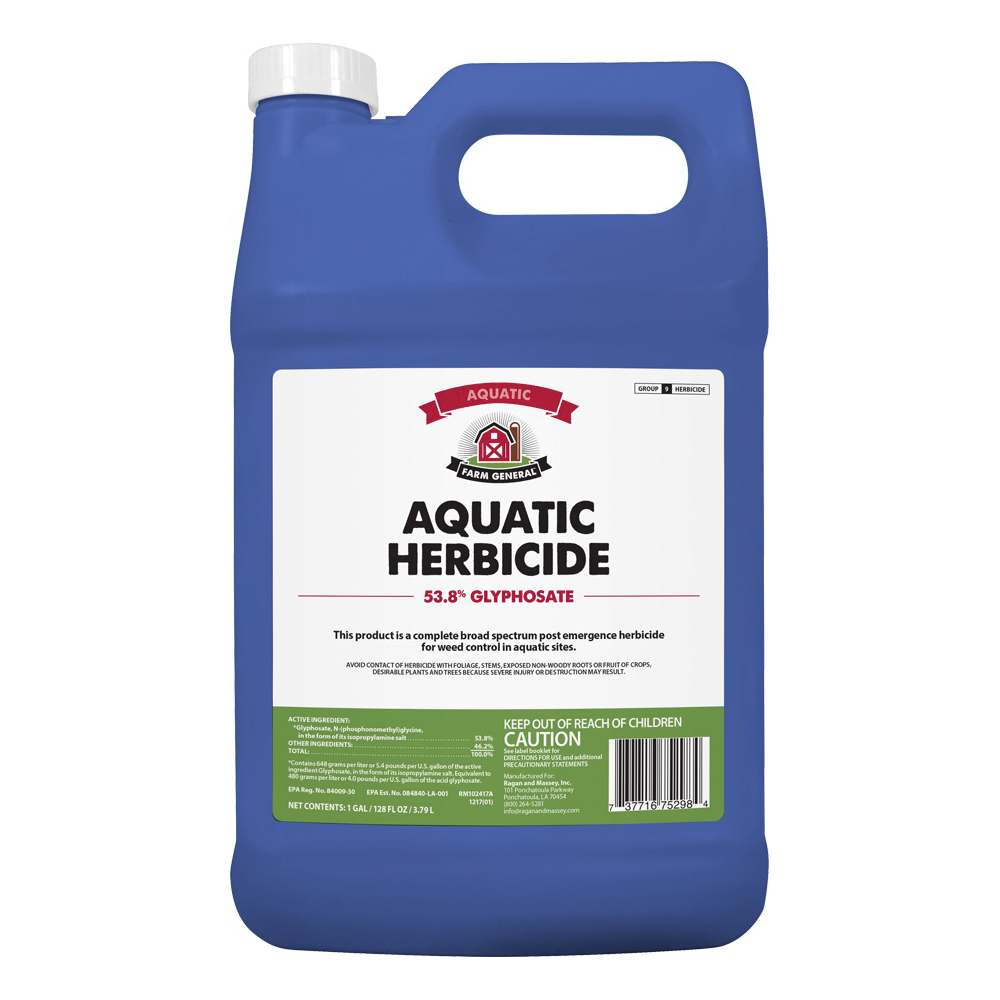 75298 Aquatic Herbicide, Liquid, Spray Application, 1 gal, Bottle